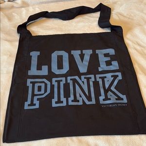 Victoria’s Secret Pink tote bag.